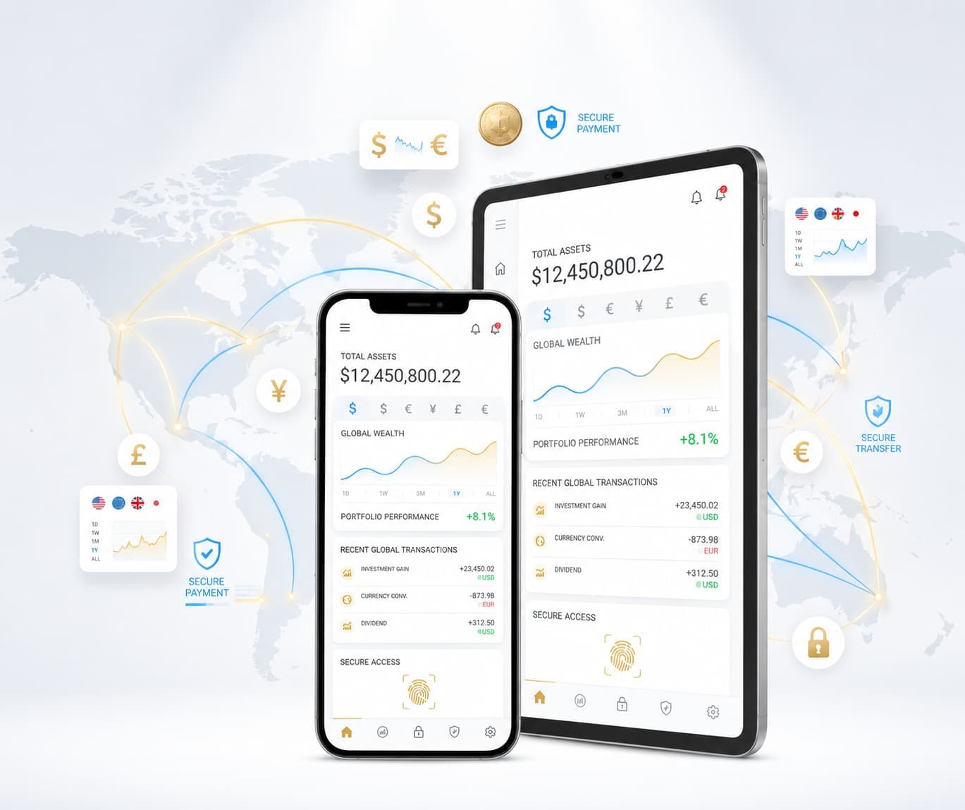 KitBank banking dashboard