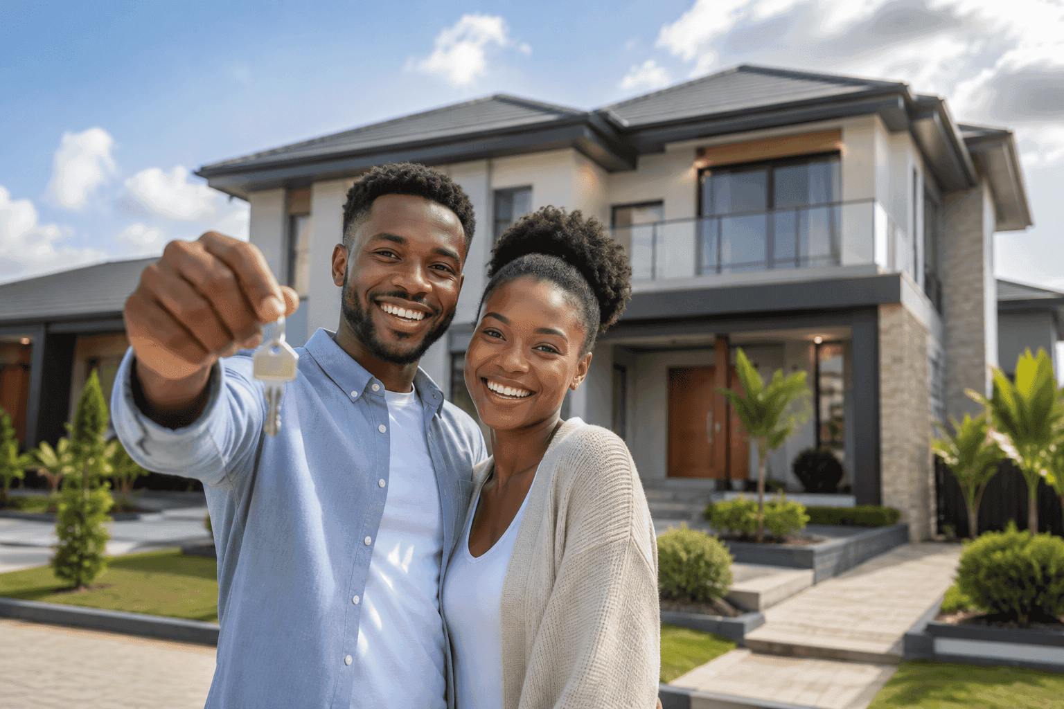 Modern home available with a KitBank mortgage