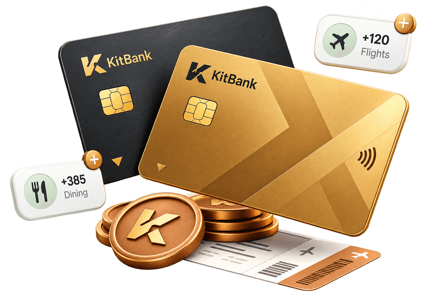 KitBank reward cards